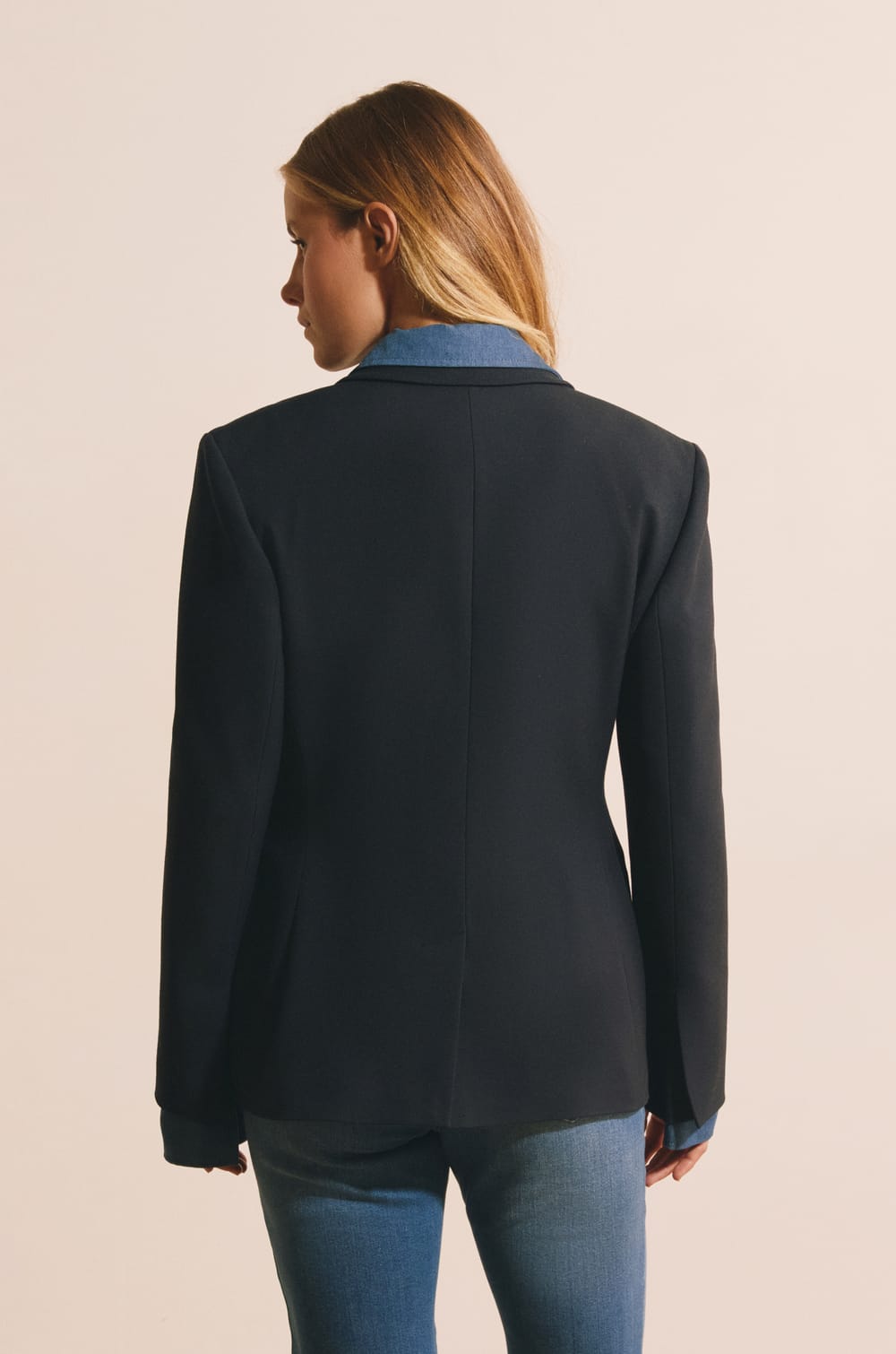Veste blazer fluide;${refinementColor}