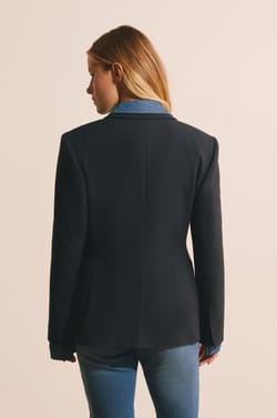 Veste blazer fluide;${refinementColor}