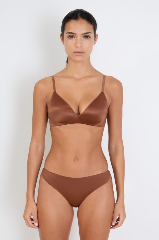 Wireless Triangle Bra;${refinementColor}