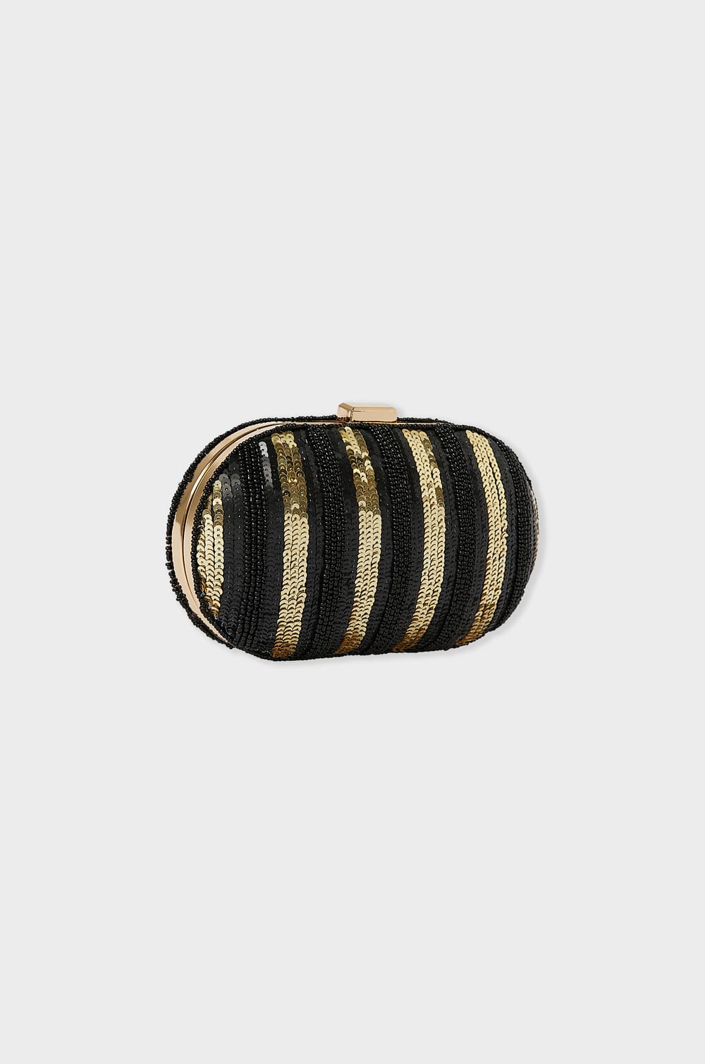 Sac pochette doré;${refinementColor}