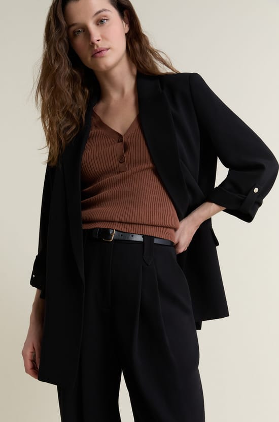 Veste de blazer;${refinementColor}