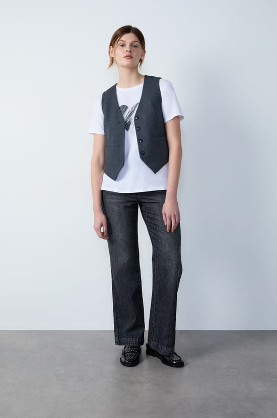 Sleeveless Cardigan;${refinementColor}