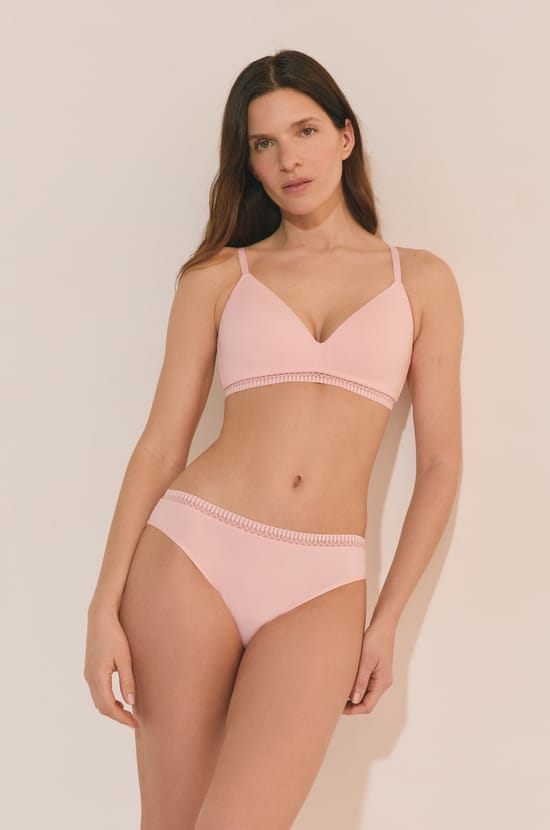 Wireless Lightly Lined Cotton Bra;${refinementColor}