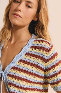 Cardigan en crochet ;${refinementColor}