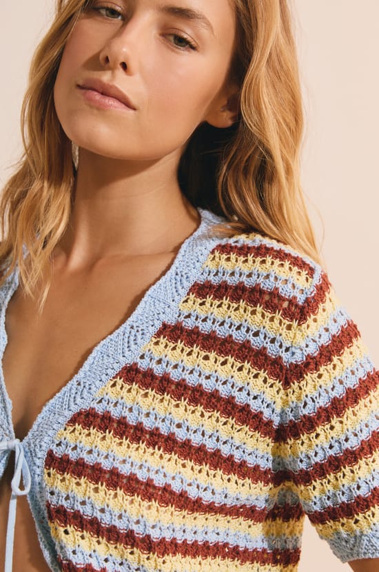 Cardigan en crochet ;${refinementColor}