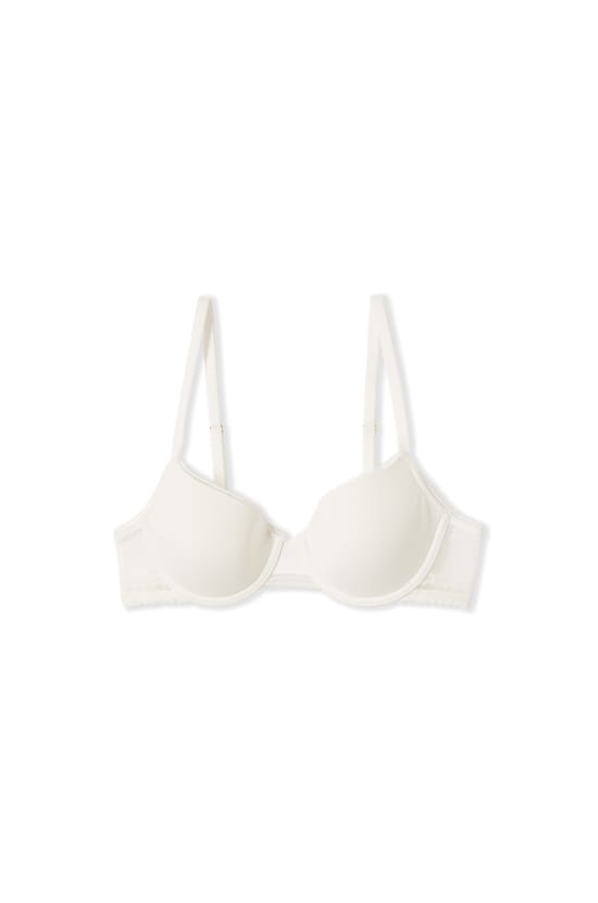 Bra N.4 - The Lightly Lined in Microfibre with Lace Details;${refinementColor}