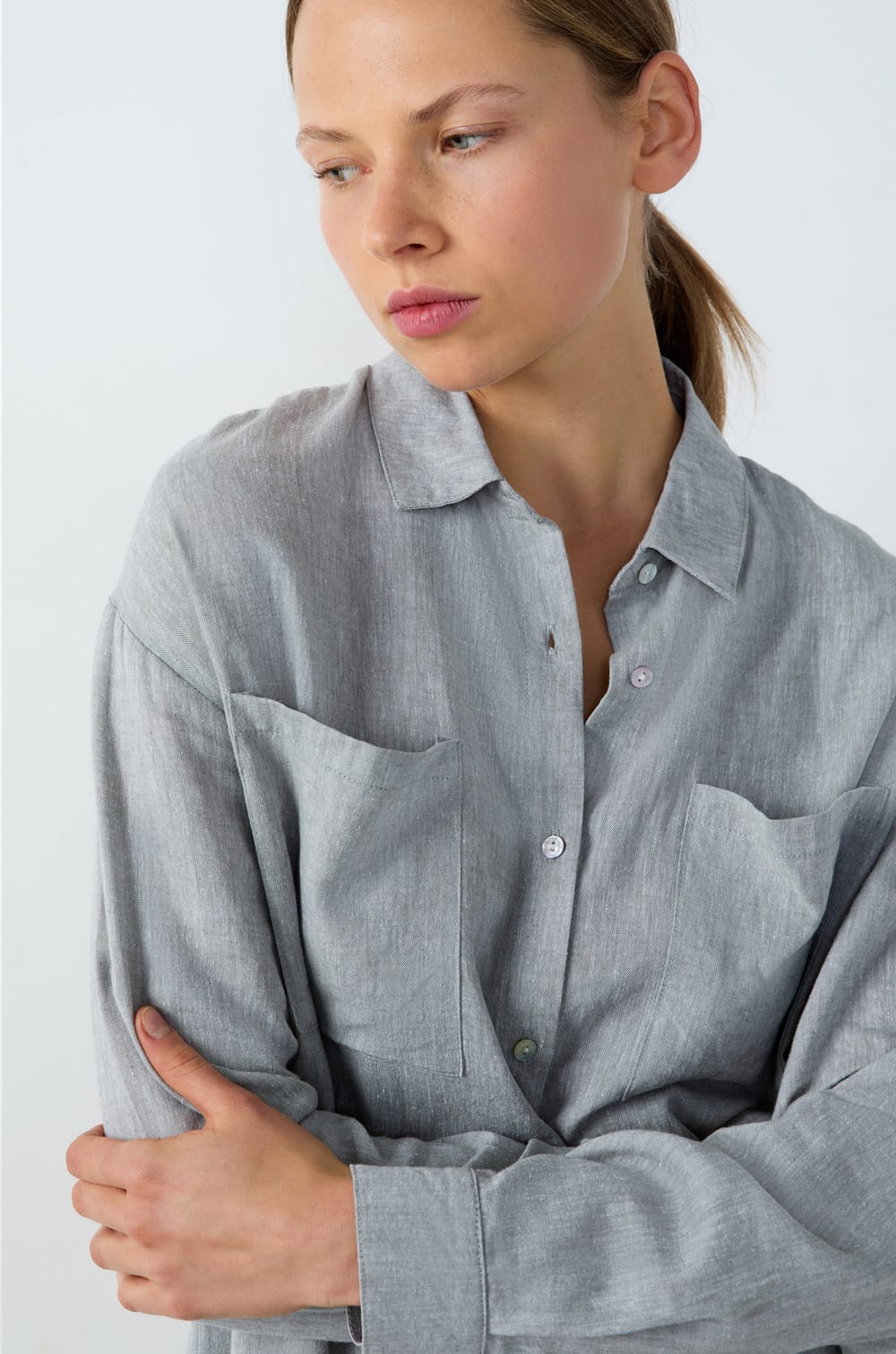 Linen Nightshirt;${refinementColor}