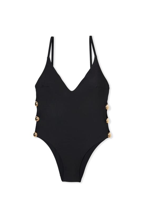 Maillot de bain 1 pi&egrave;ce avec d&eacute;tails bijoux;${refinementColor}