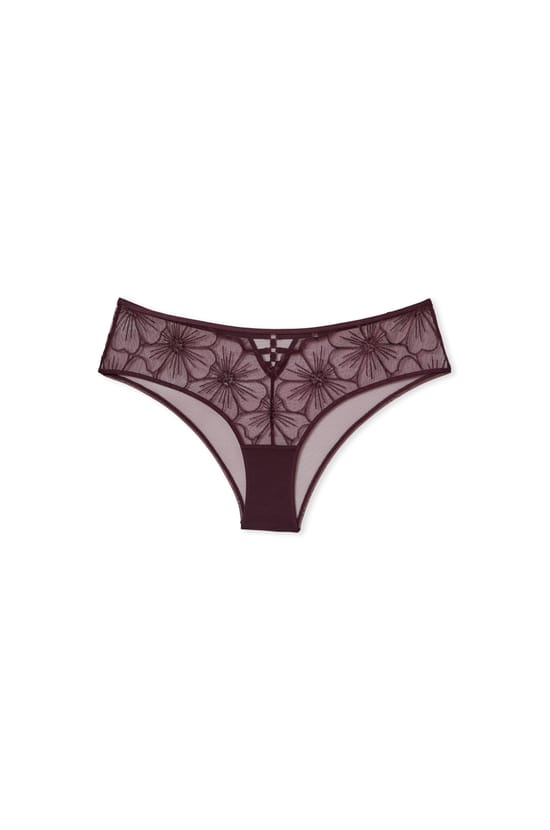 Shorty avec broderie;${refinementColor}