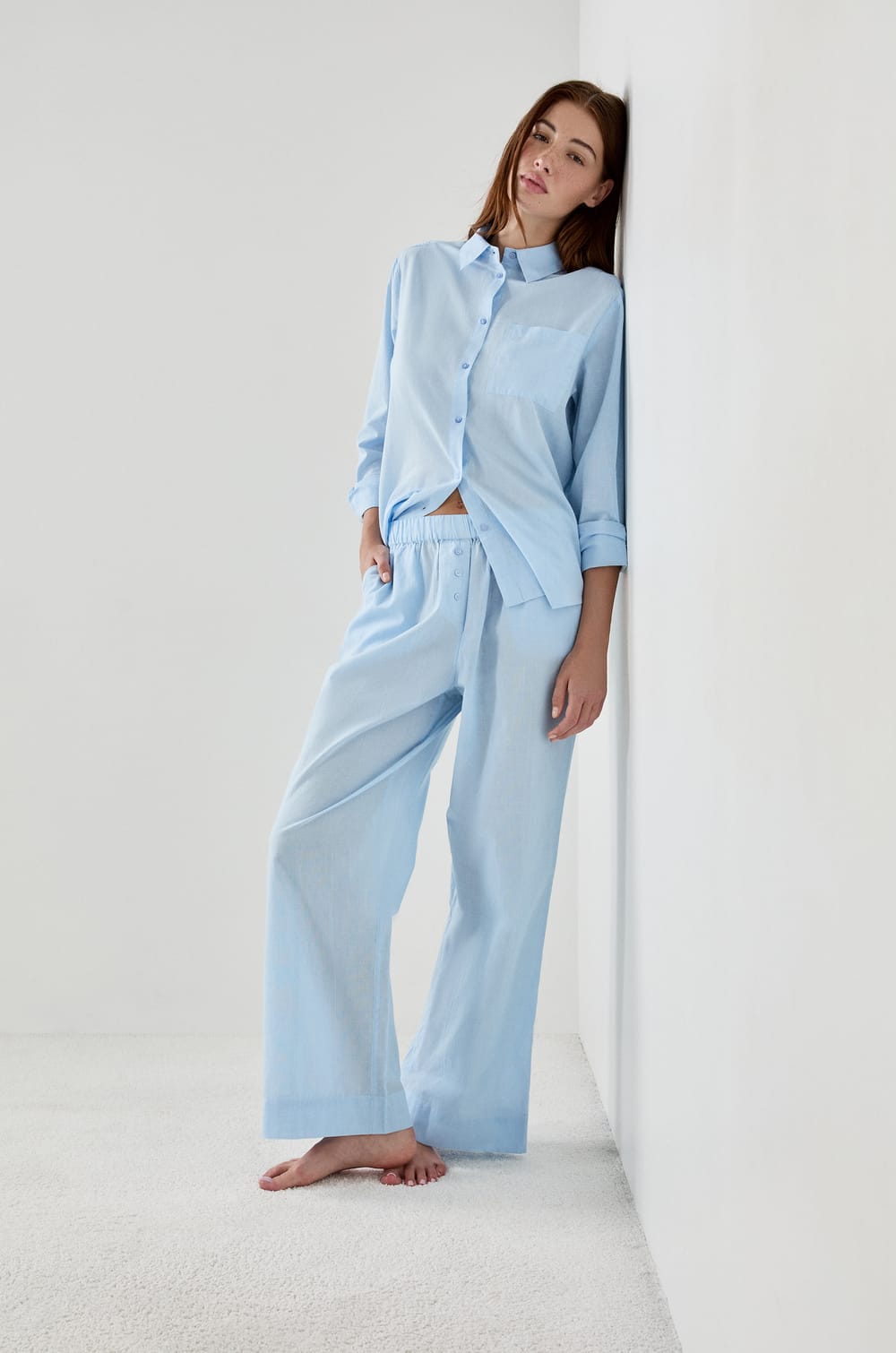Pantalon de pyjama;${refinementColor}