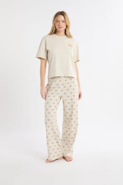 2-Piece Pyjama Set with Dachshund Print;${refinementColor}