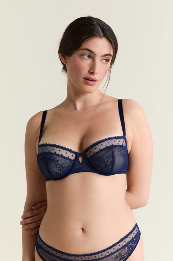 Bra N.9 - Balconnet con delicado bordado;${refinementColor}