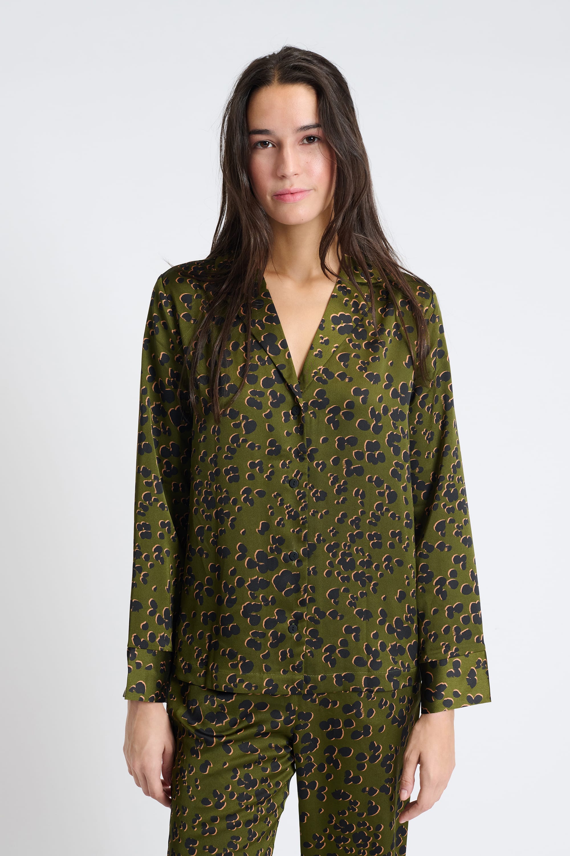 chemise de pyjama à imprimés