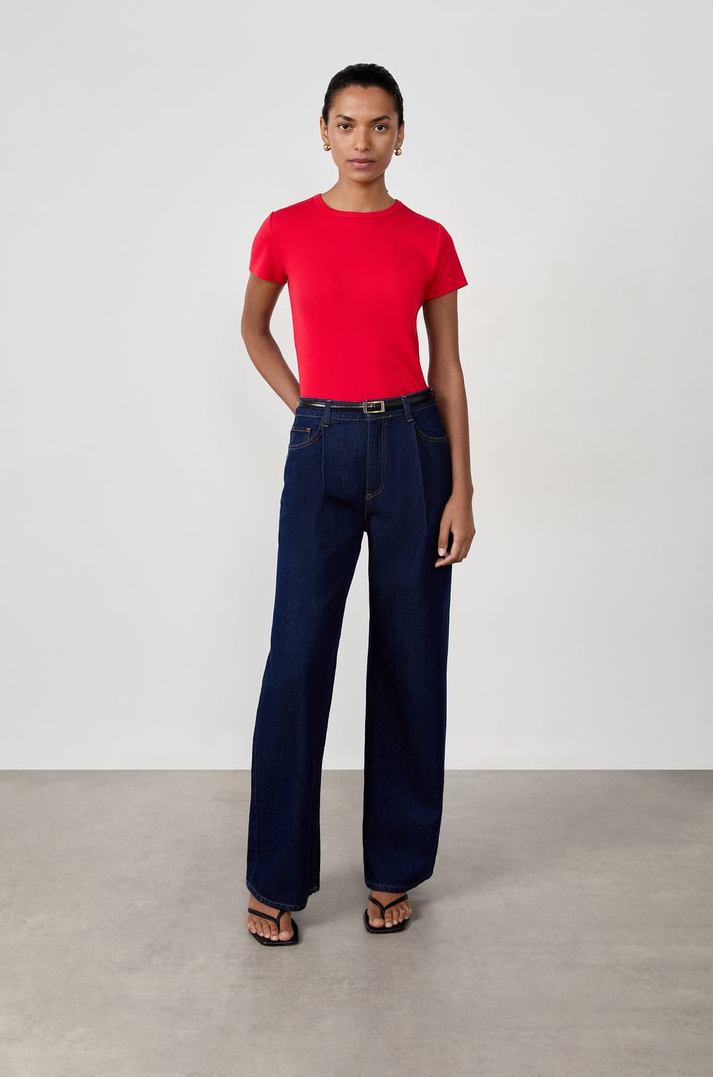 T-shirt manches courtes en coton;${refinementColor}