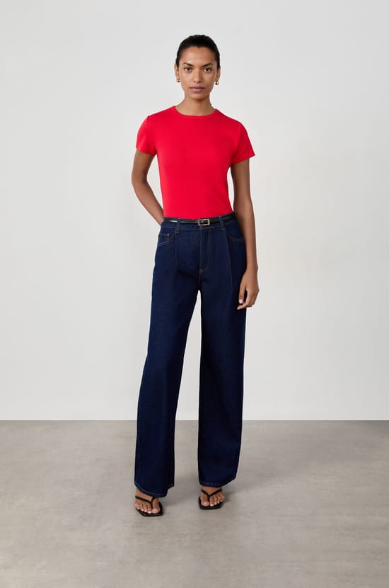 Short-sleeved cotton T-shirt;${refinementColor}