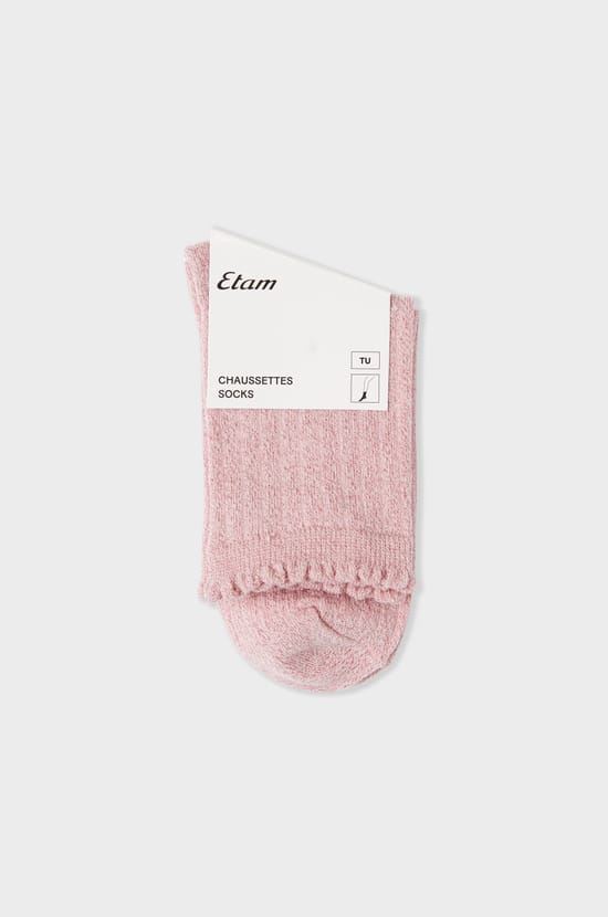 Chaussettes iris&eacute;es avec coton;${refinementColor}