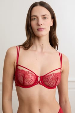 Soutien-gorge N.9 - Balconnet en dentelle &agrave; bretelles doubles;${refinementColor}