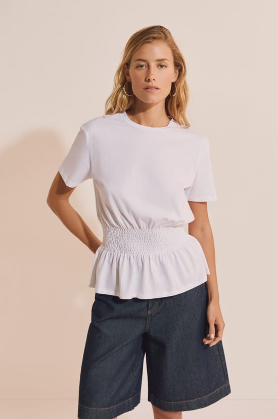 T-shirt manches courtes en coton;${refinementColor}