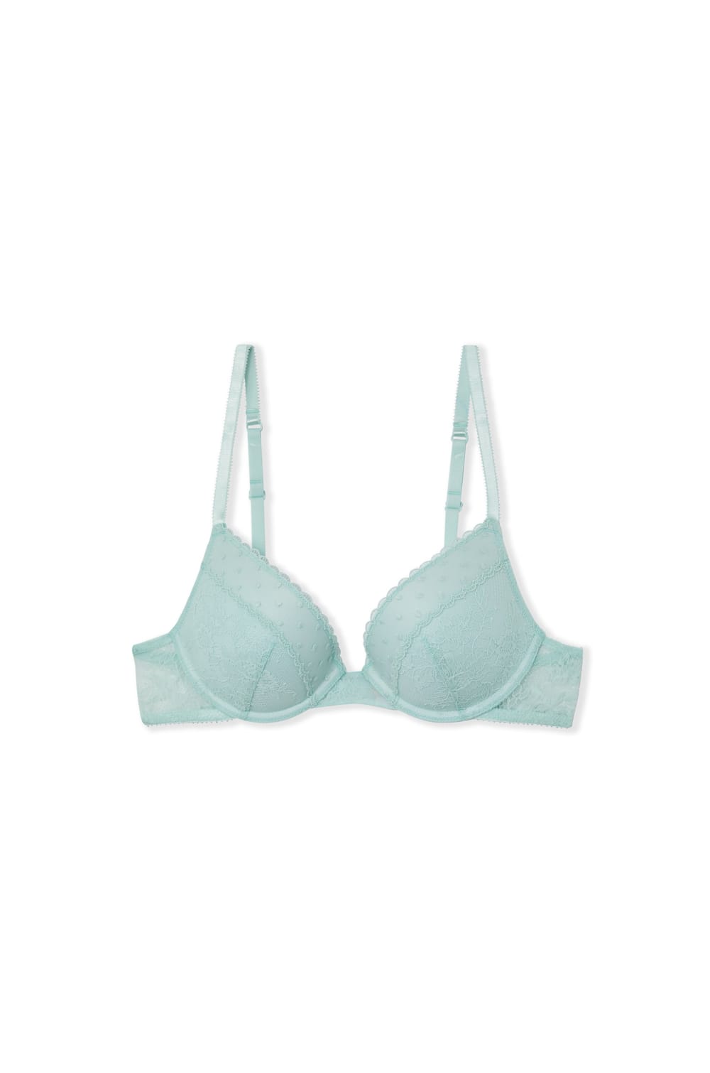 Soutien-gorge N.2 - Le push-up plongeant avec broderie;${refinementColor}