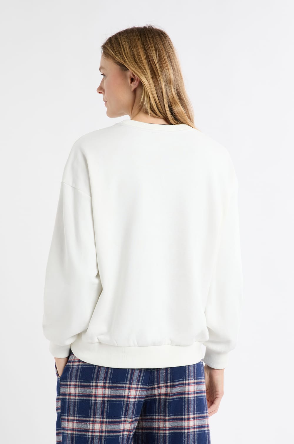 Sweatshirt en coton &agrave; motif skieur;${refinementColor}