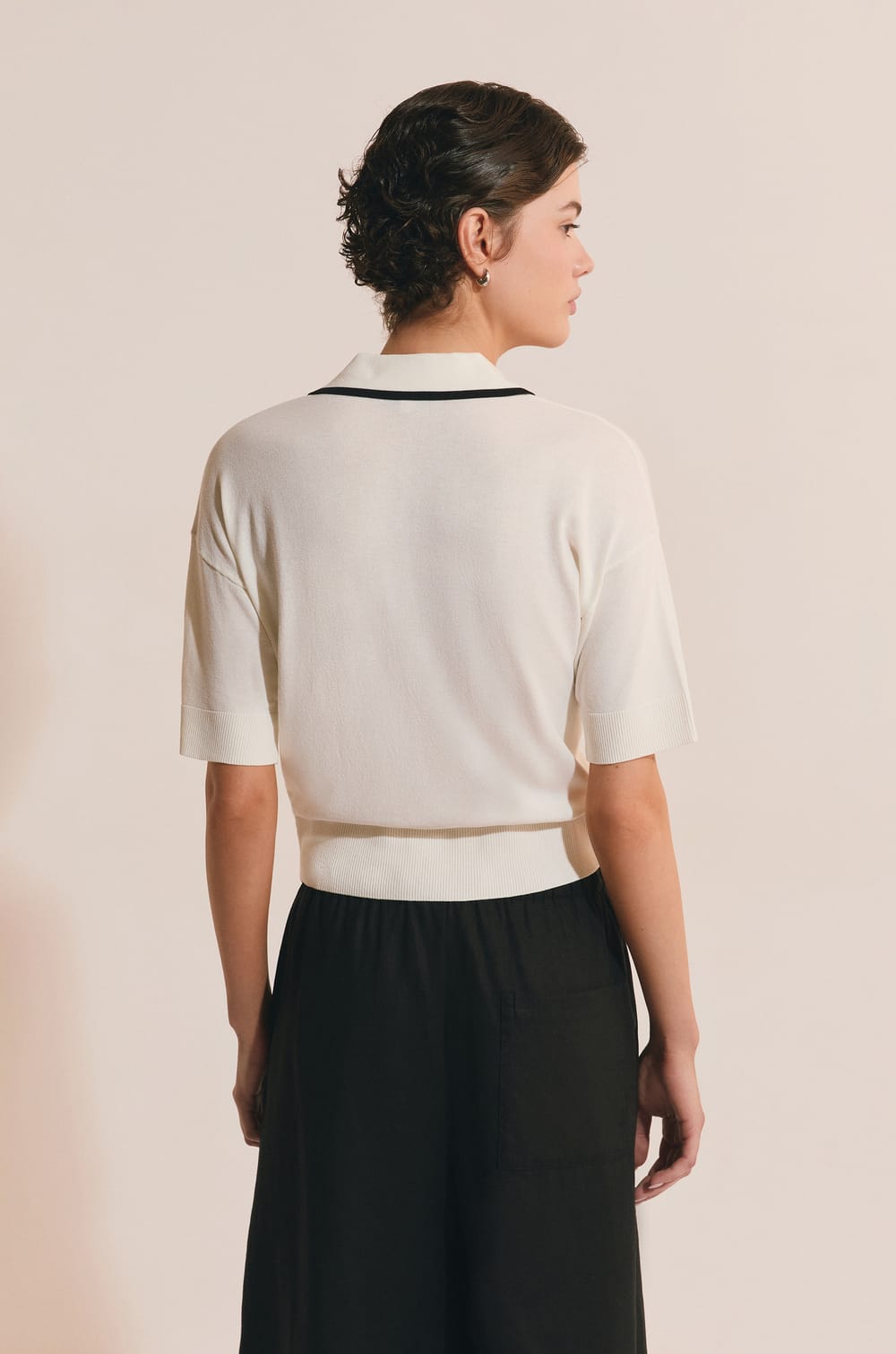 Polo &agrave; manches courtes;${refinementColor}