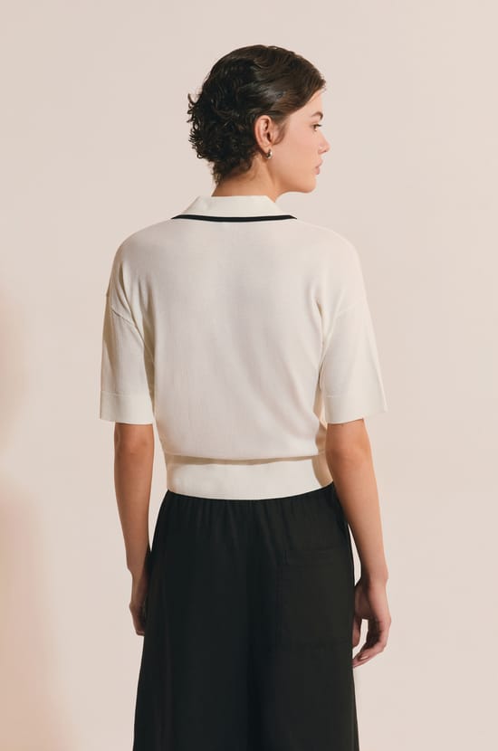 Polo &agrave; manches courtes;${refinementColor}