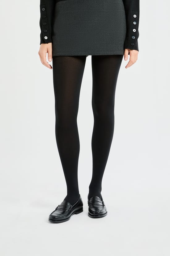 Collant opaque avec cachemire;${refinementColor}