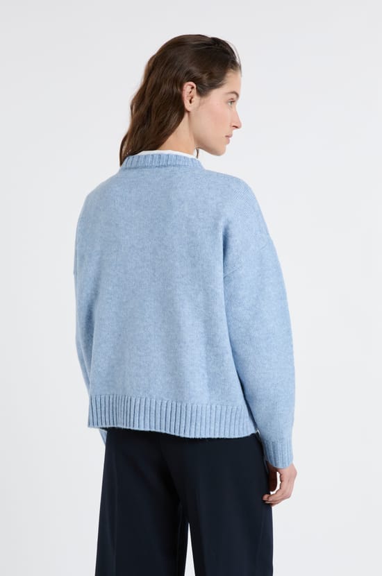 Pull &agrave; manches longues oversize;${refinementColor}