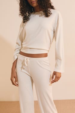 Pantalon de pyjama avec cordon de serrage;${refinementColor}