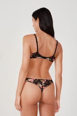 Lace printed bra;${refinementColor}
