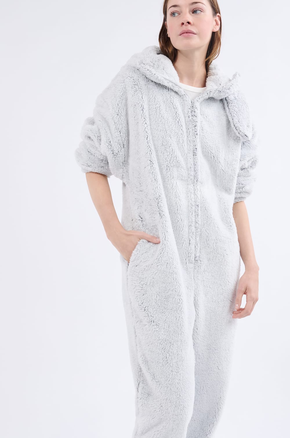 Overall aus Fleece;${refinementColor}