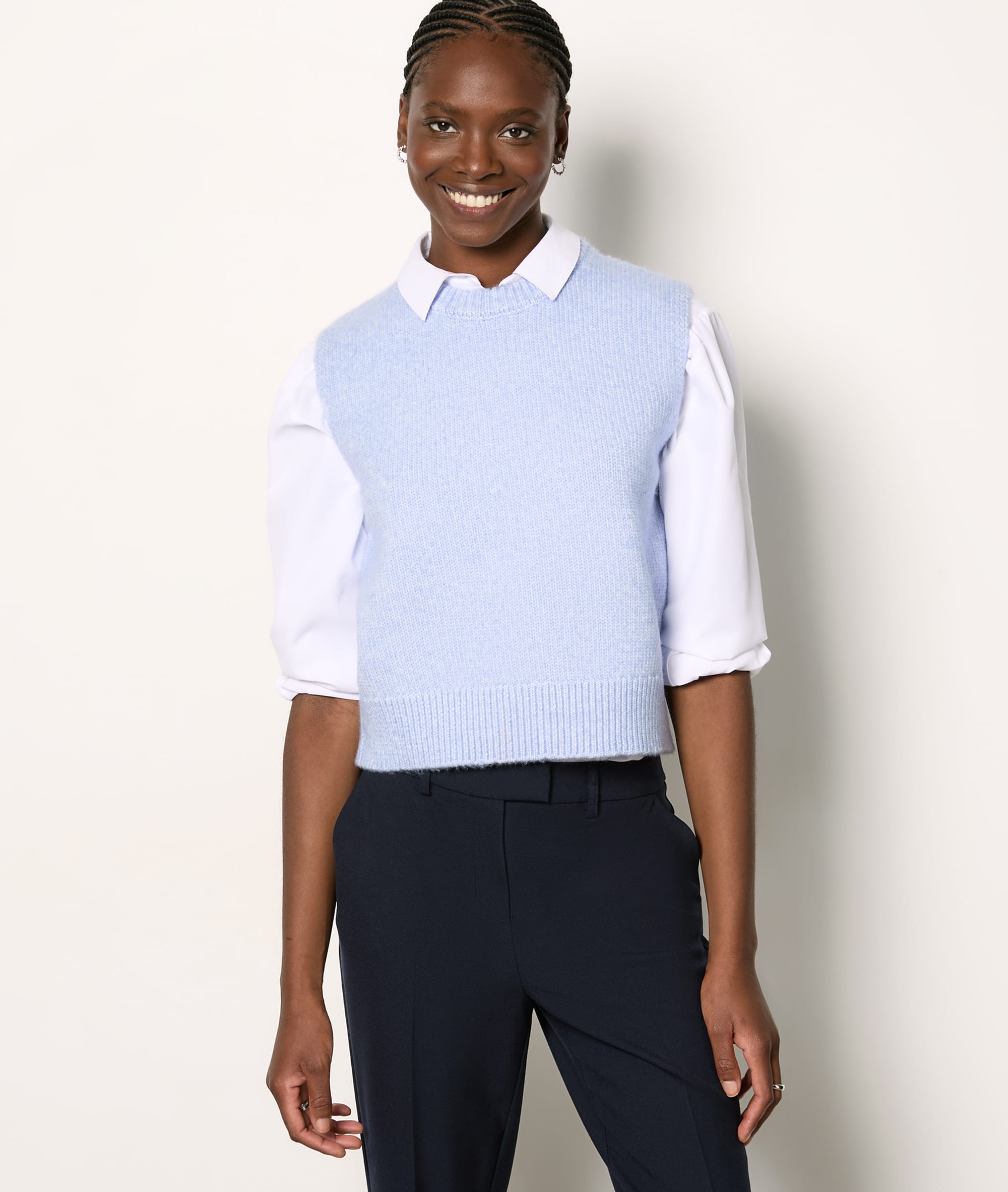 Sleeveless Sweater - GIGI - BLEU CIEL - ETAM