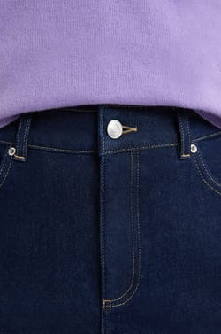 Straight-Leg Cotton Jeans;${refinementColor}