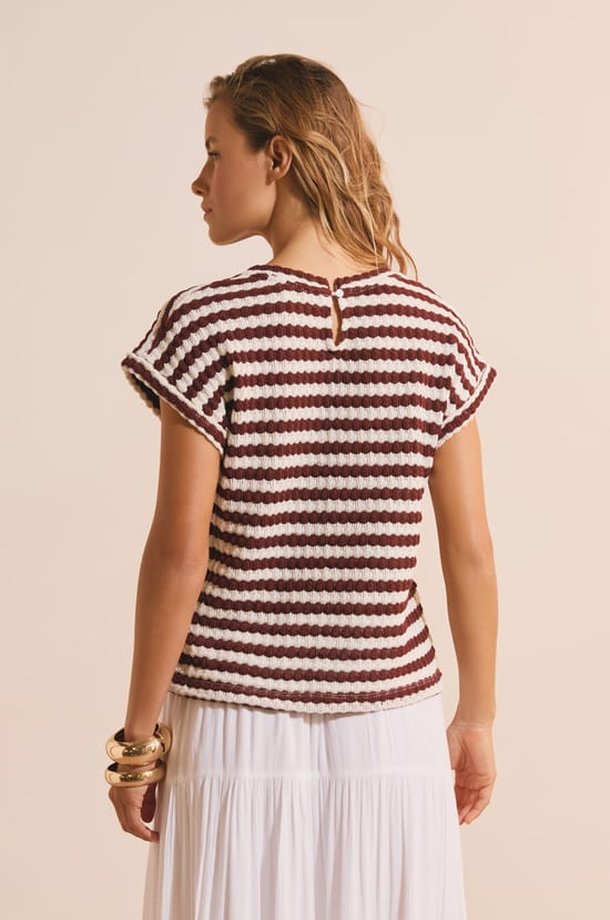 T-shirt with cotton;${refinementColor}