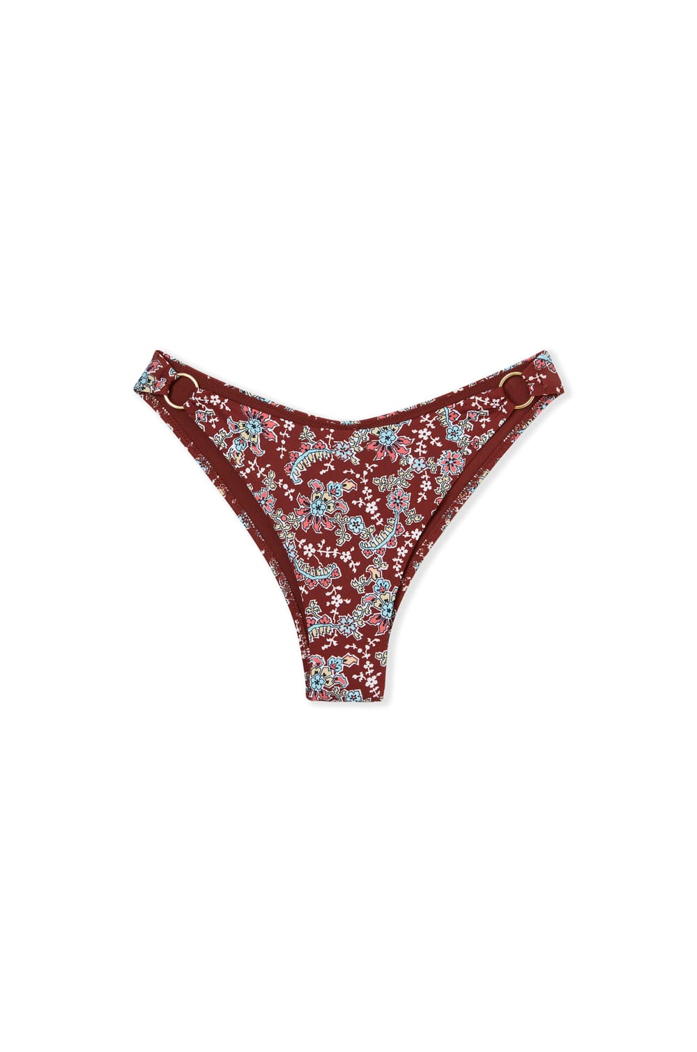 Bas de maillot de bain br&eacute;silien &agrave; motifs fleuris;${refinementColor}