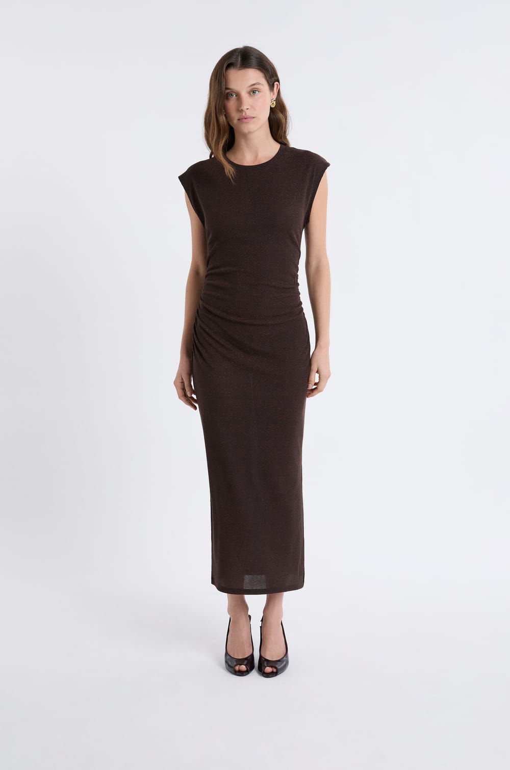 Robe longue fendue;${refinementColor}