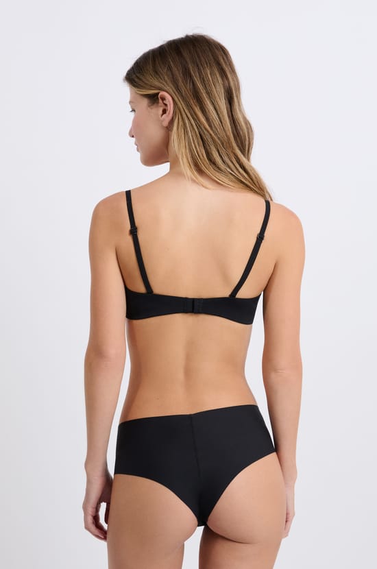 Wireless Strapless Bra in Microfiber;${refinementColor}