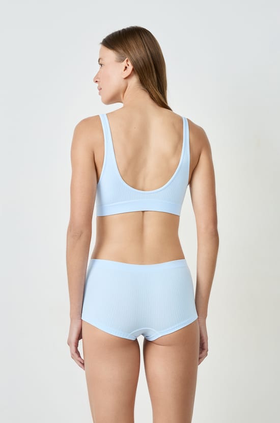 Ribbed Boyshort;${refinementColor}