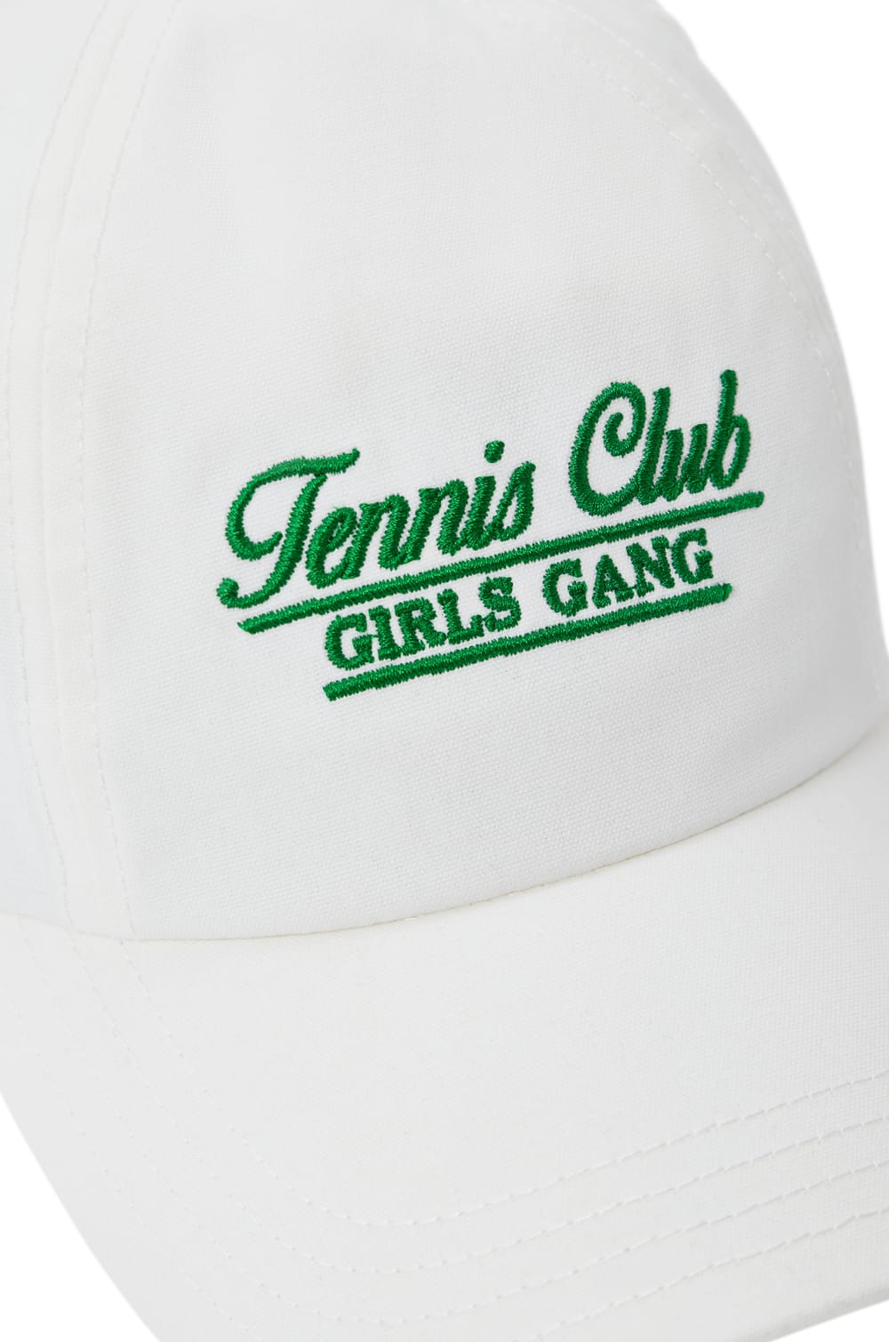 Casquette en coton avec &eacute;criture "tennis club";${refinementColor}