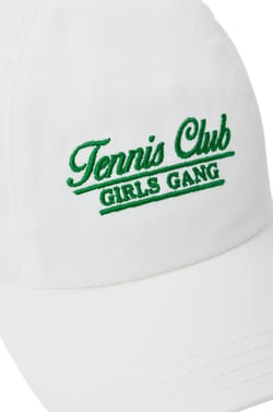 Casquette en coton avec &eacute;criture "tennis club";${refinementColor}