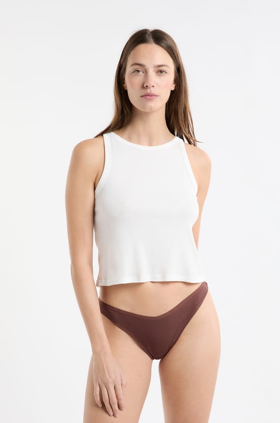 Lot de 3 tangas en coton;${refinementColor}