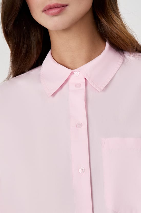 Long-sleeved poplin shirt;${refinementColor}