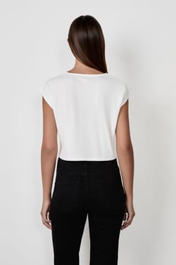 Tied Short-Sleeve T-shirt;${refinementColor}