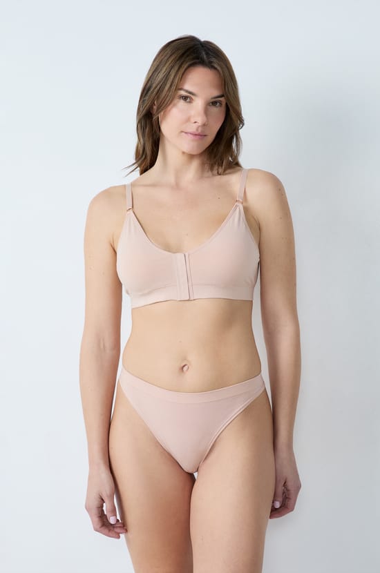 Post-mastectomy Cotton Bralette;${refinementColor}