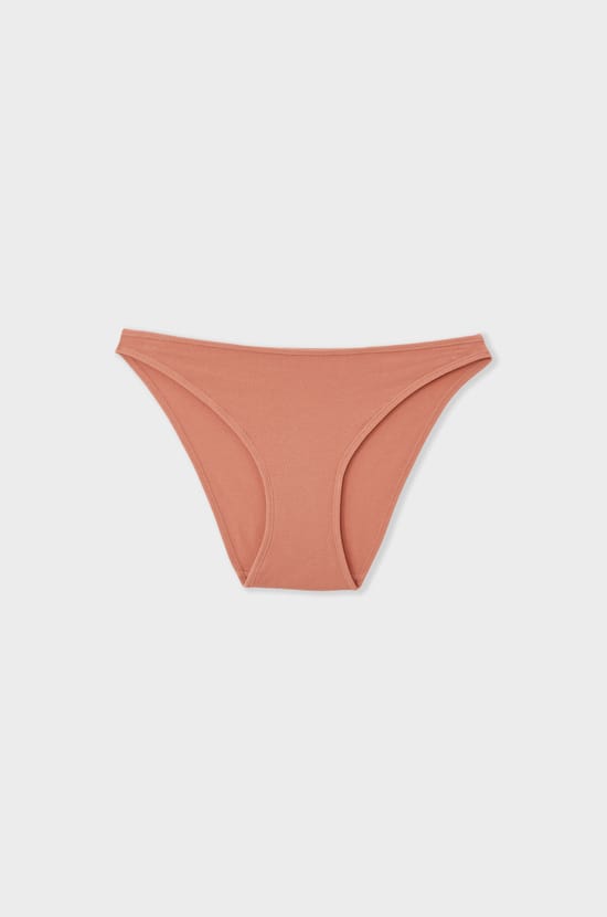 Culotte bikini en coton;${refinementColor}