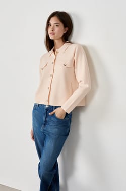 Cardigan à boutons dorés;${refinementColor}