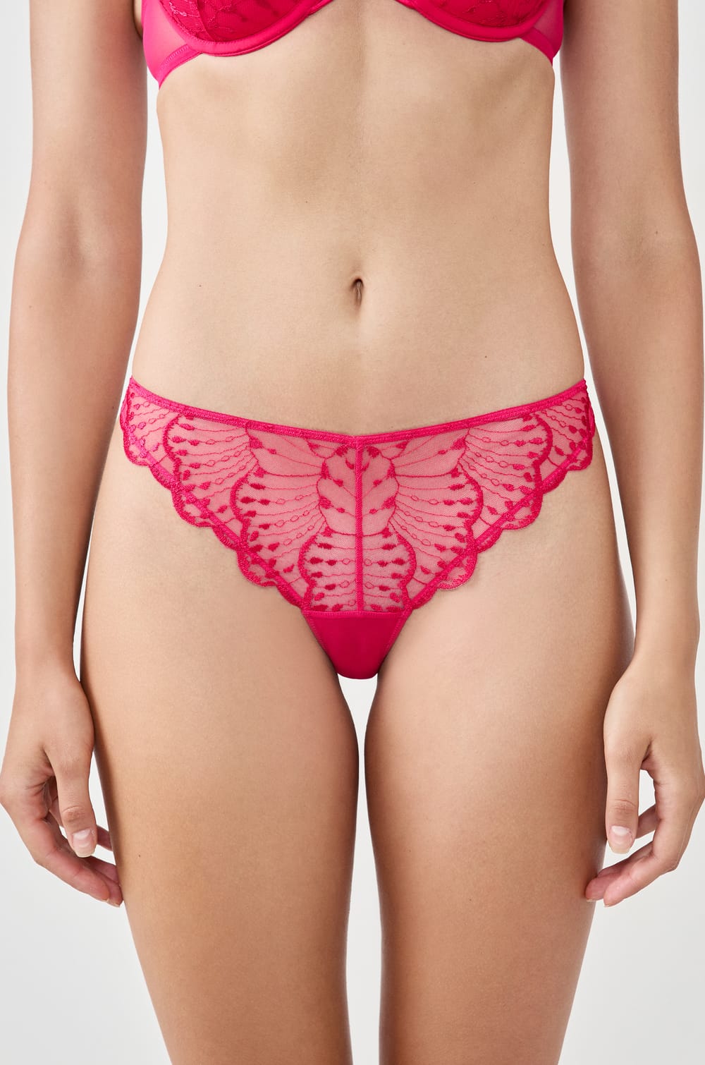 Floral Embroidery Tanga;${refinementColor}