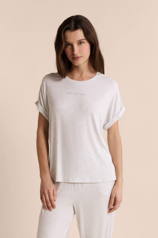 Short-sleeved Pyjama T-shirt;${refinementColor}