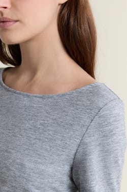 Long Dress with Boat Neckline;${refinementColor}