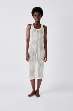 Langes Häkel-Strandkleid;${refinementColor}